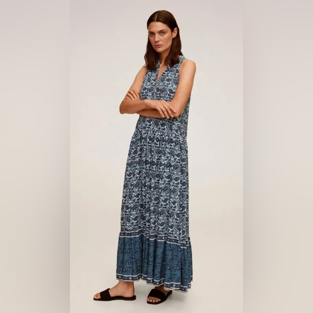 Mango Flowy Maxi Dress
